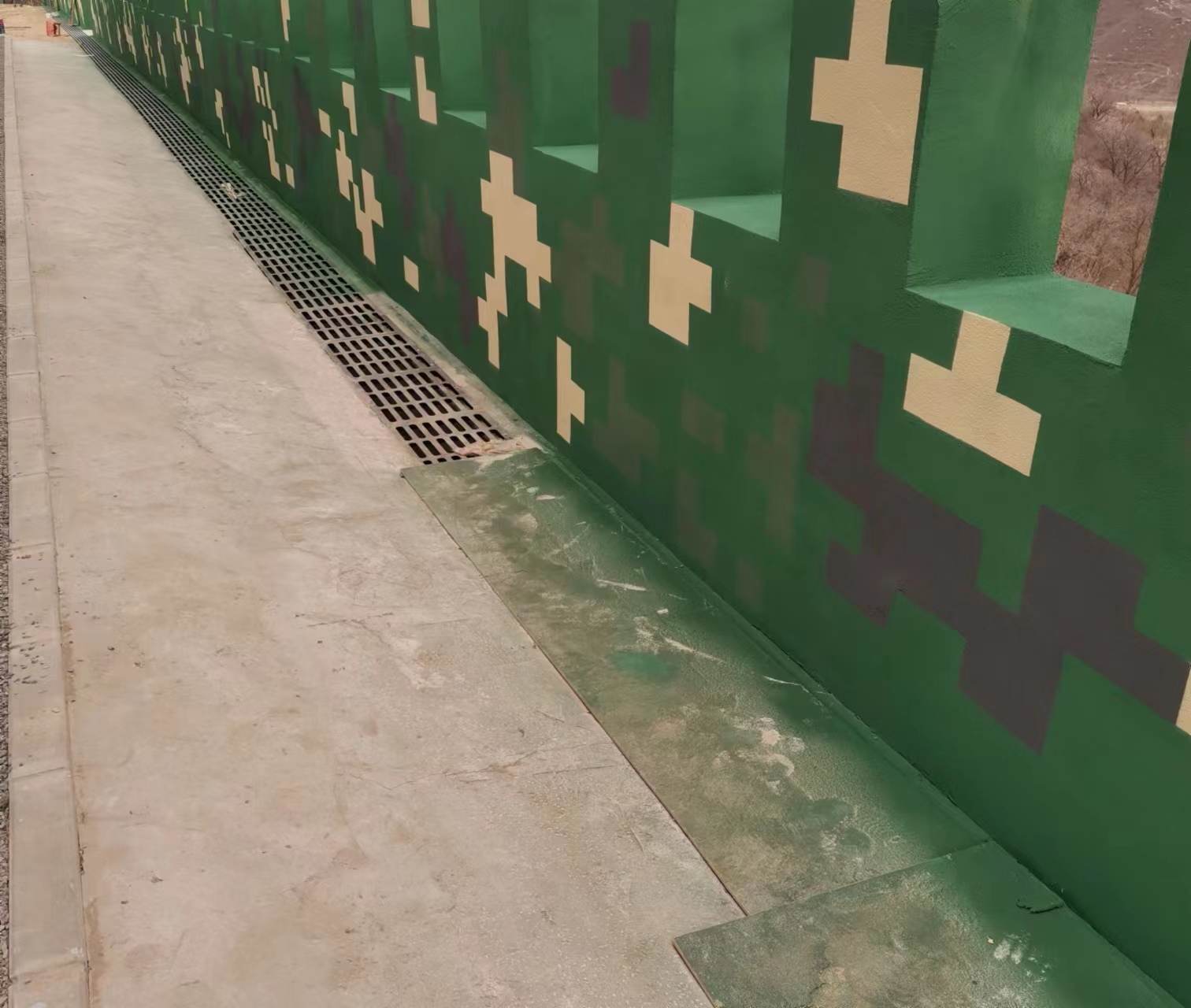 长寿围墙迷彩喷涂,数迷彩漆